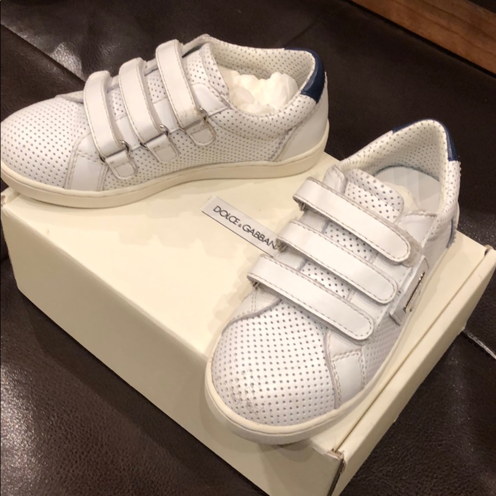 Dolce & Gabbana Unisex White tennis shoes